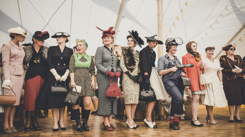 Vintage fashion at Goodwood Revival